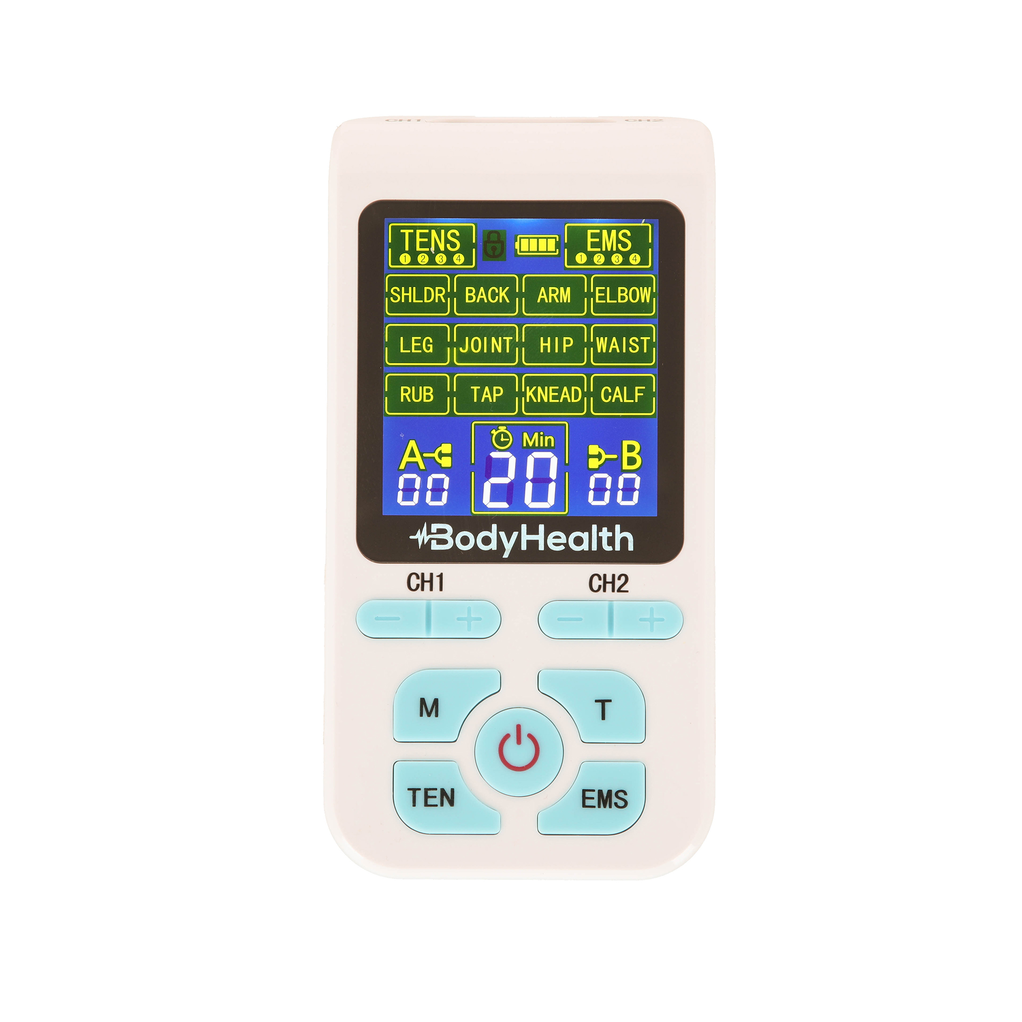 ELECTRO ESTIMULADOR BODYHEALTH RECARGABLE NOPAIN PRO MEDICAL - 2