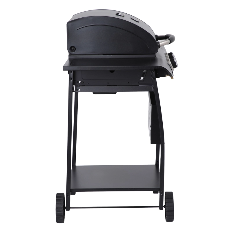 SET PARRILLA A GAS 3 QUEMADORES KANSAS BLACK + FUNDA M - 6