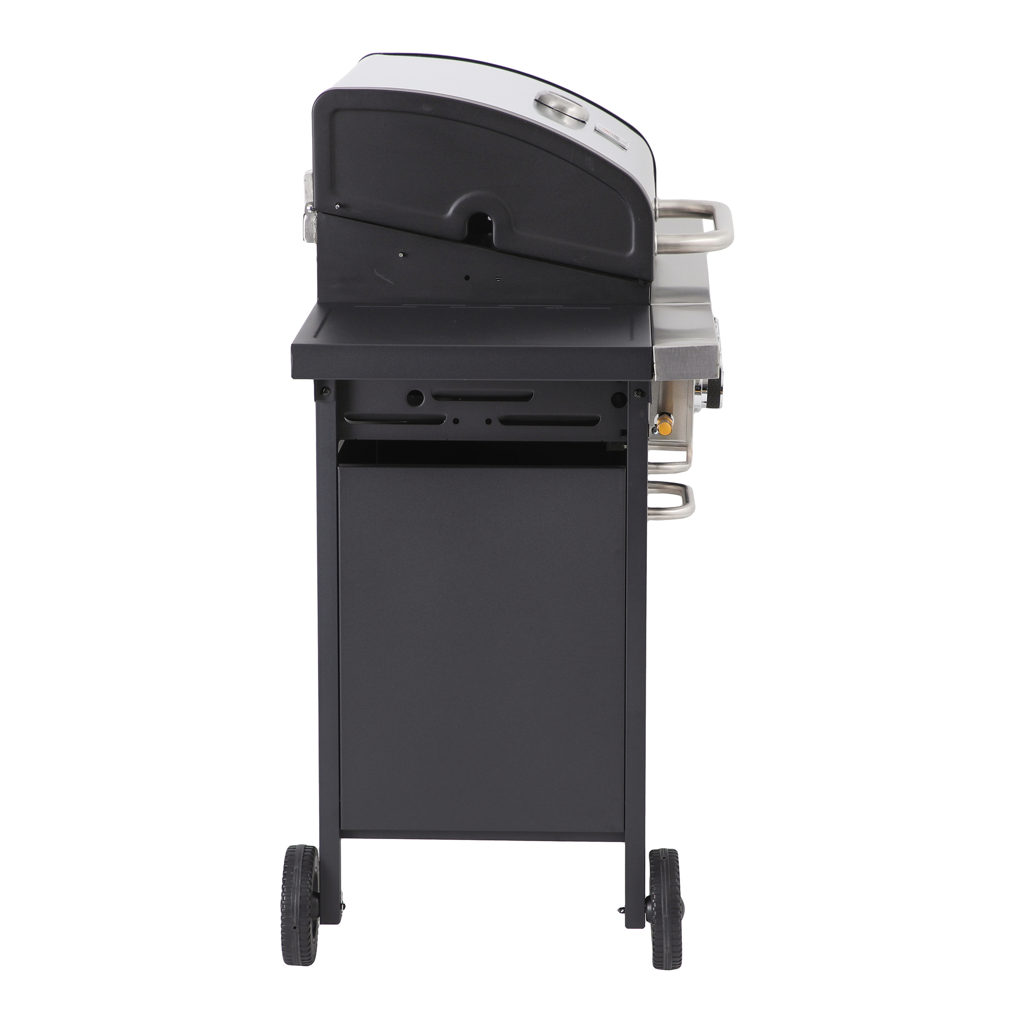 SET PARRILLA A GAS 4 QUEMADORES OREGON INOX + FUNDA - 8