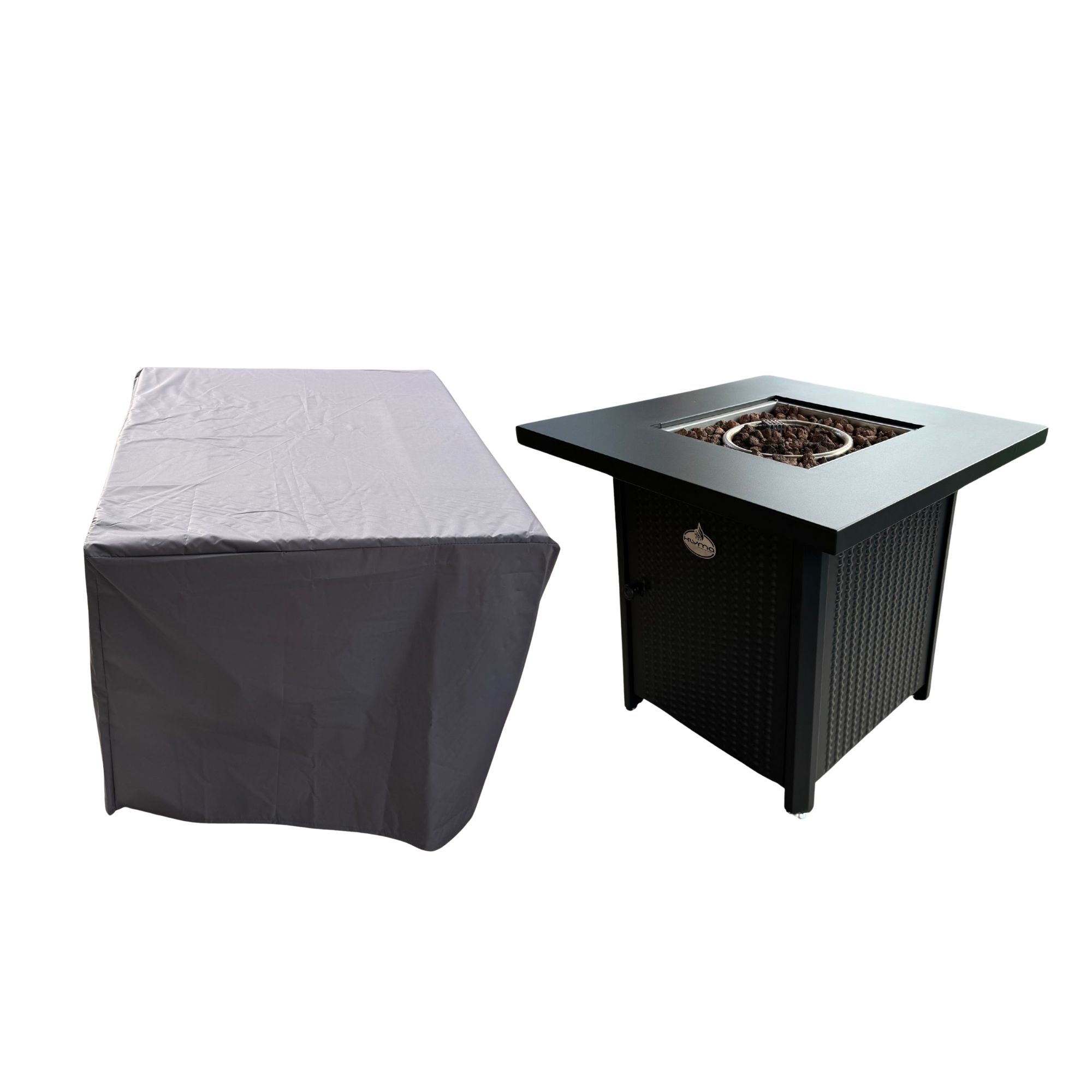 FUNDA MESA DE FUEGO TERRAZA QUARE GRIS - 3