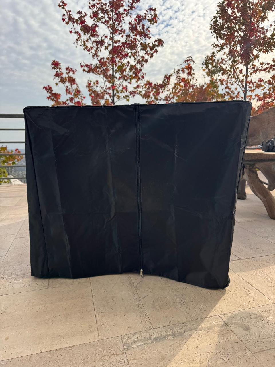FUNDA MESA DE FUEGO TERRAZA QUARE NEGRA - 5
