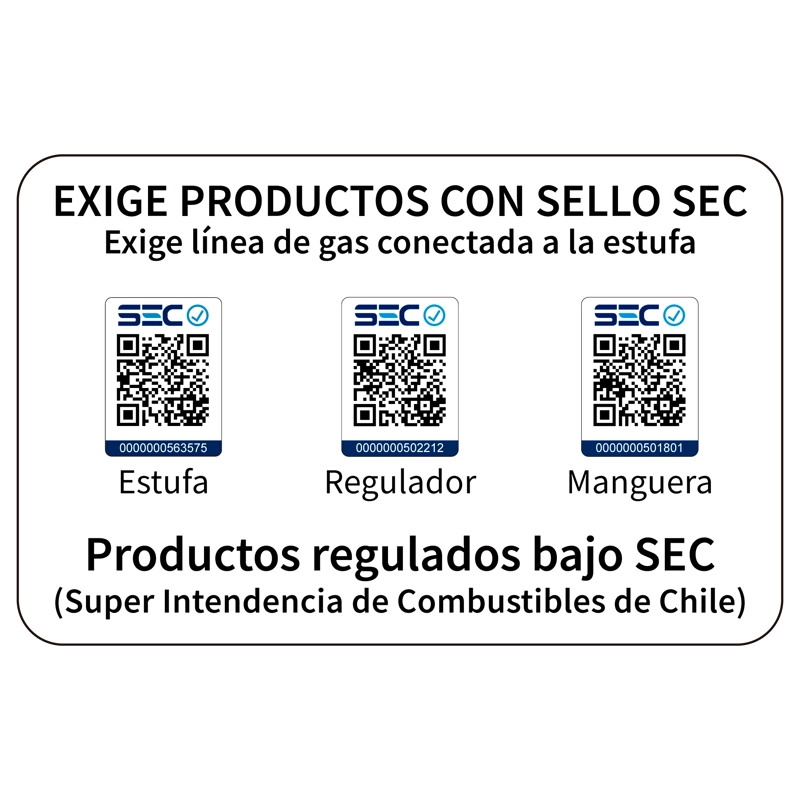 ESTUFA A GAS EXTERIOR TUB WHITE/INOX - 5