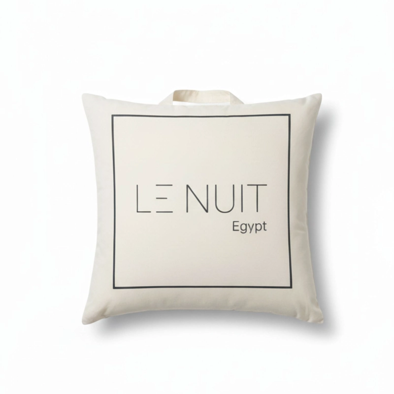 ALMOHADA 350 GRAMOS ALGODON EGIPCIO 45X45 CM BLANCO - 1
