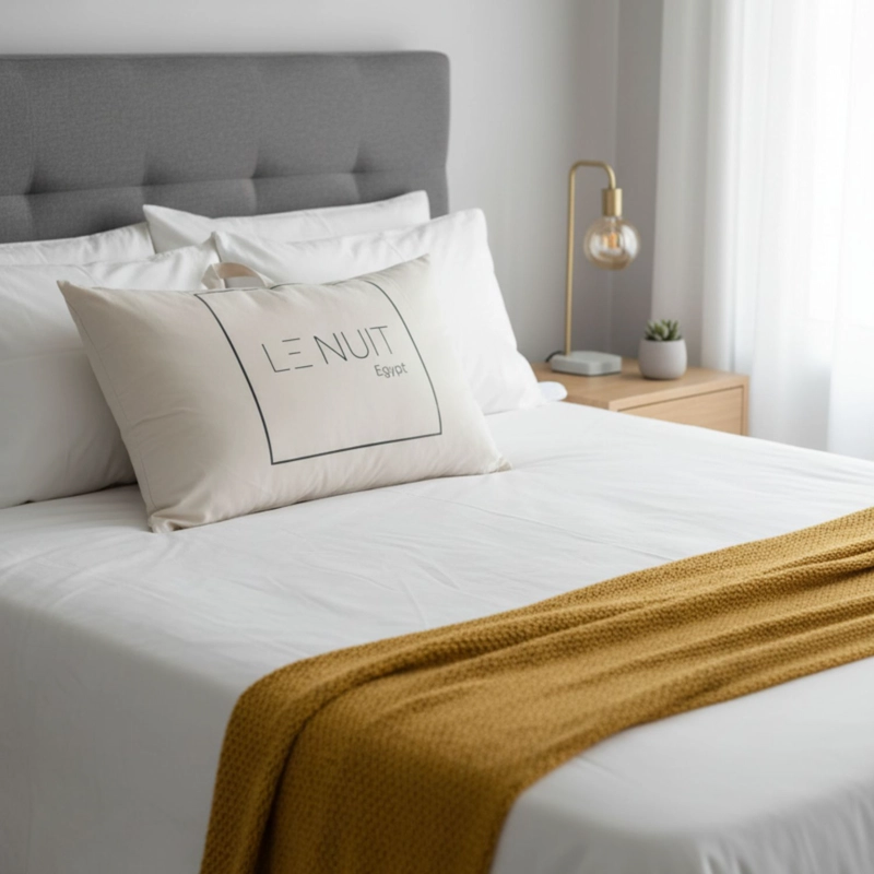 ALMOHADA 1000 GRAMOS ALGODON EGIPCIO 50X70 CM BLANCO - 4