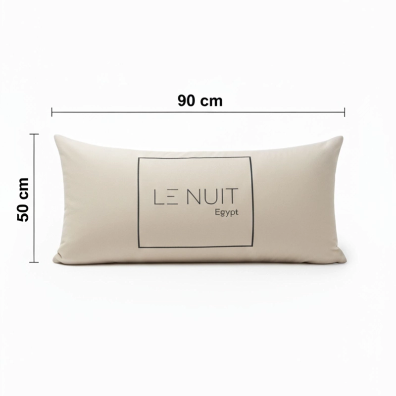 ALMOHADA 1200 GRAMOS ALGODON EGIPCIO 50X90 CM BLANCO - 2