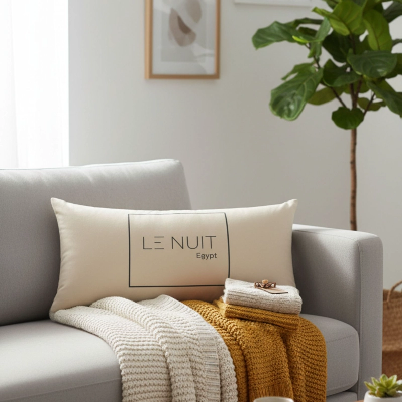 ALMOHADA 1200 GRAMOS ALGODON EGIPCIO 50X90 CM BLANCO - 5