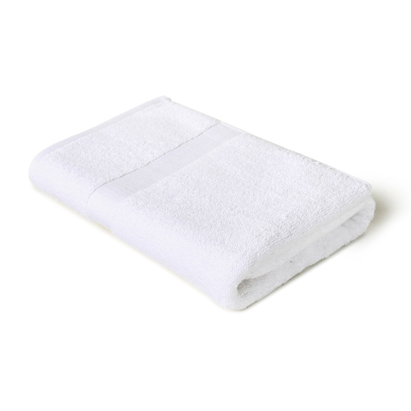 TOALLA DE MANO VISITA 350 GRAMOS ALGODON EGIPCIO BLANCA - 1