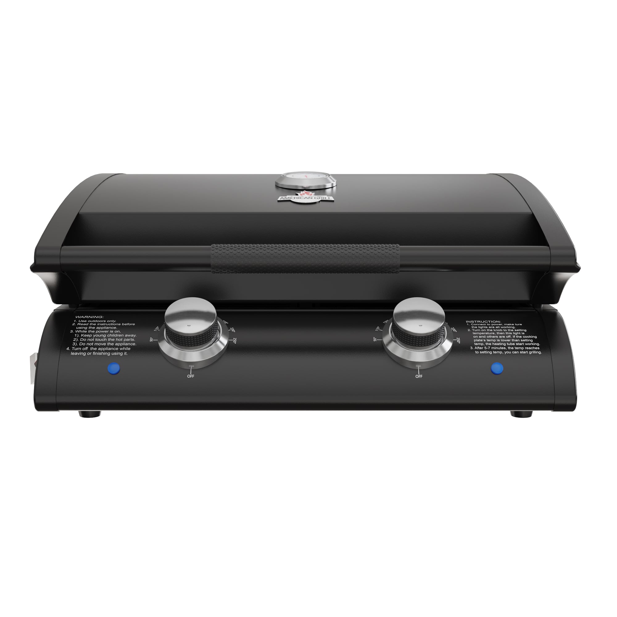 PARRILLA EXTERIOR ELECTRICA BOSTON E2B BLACK - 1