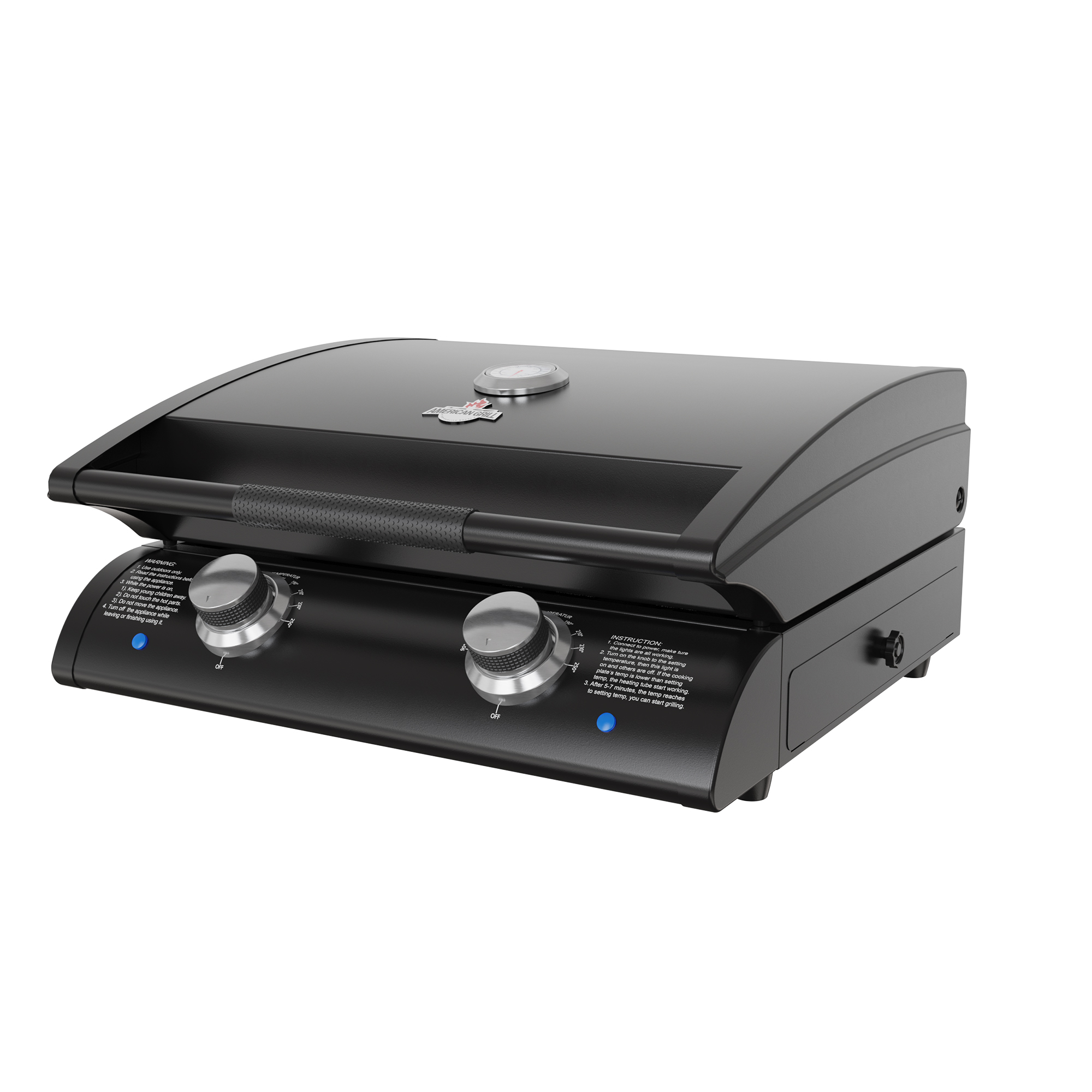 PARRILLA EXTERIOR ELECTRICA BOSTON E2B BLACK - 3