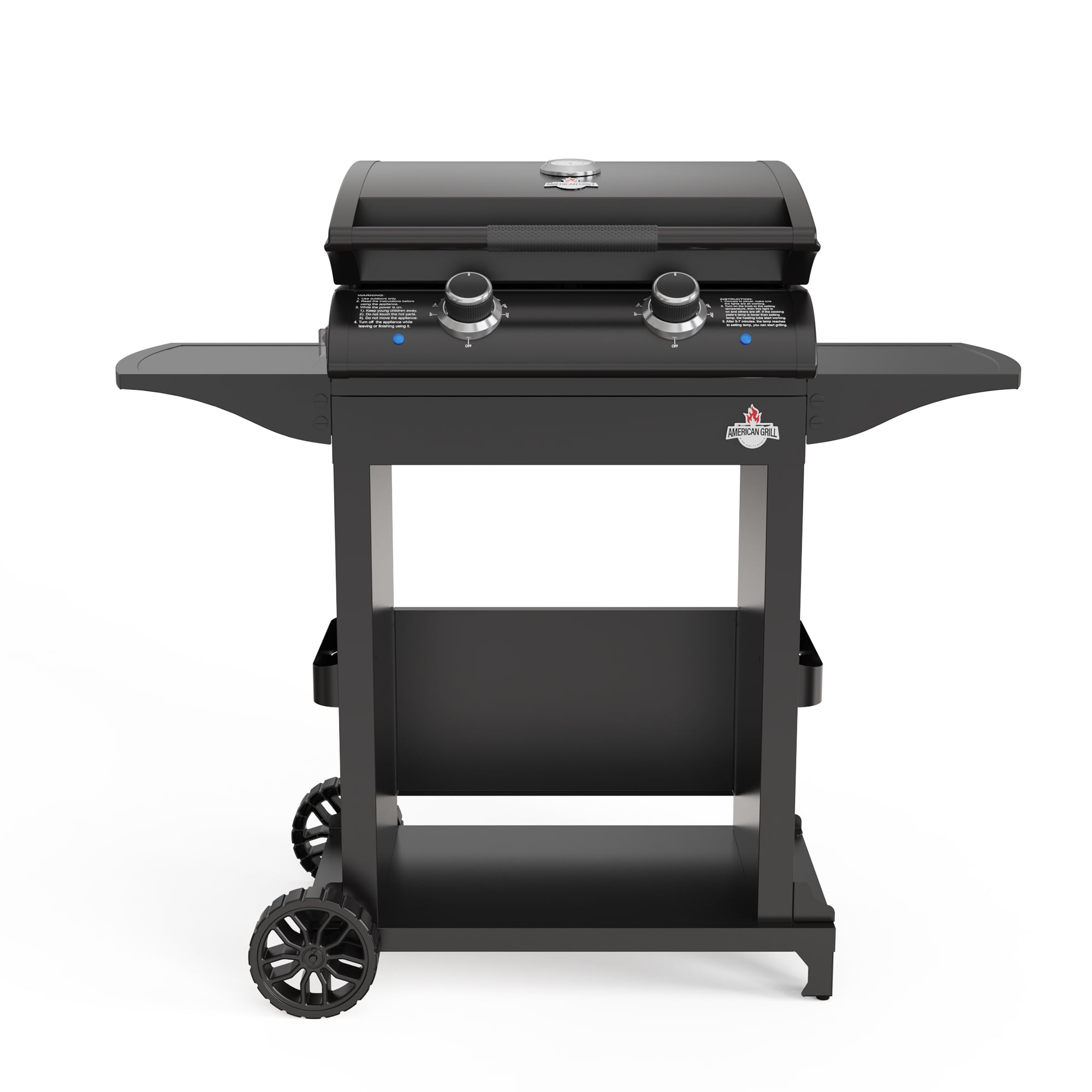 PARRILLA EXTERIOR ELECTRICA E2B BOSTON BLACK CON CARRO - 1