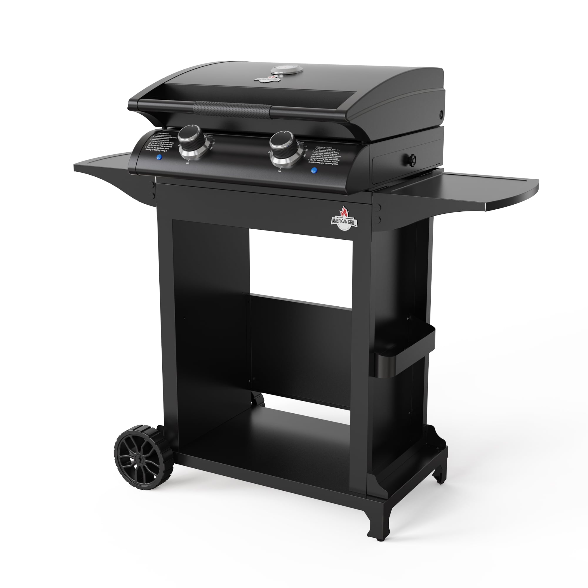 PARRILLA EXTERIOR ELECTRICA E2B BOSTON BLACK CON CARRO - 3
