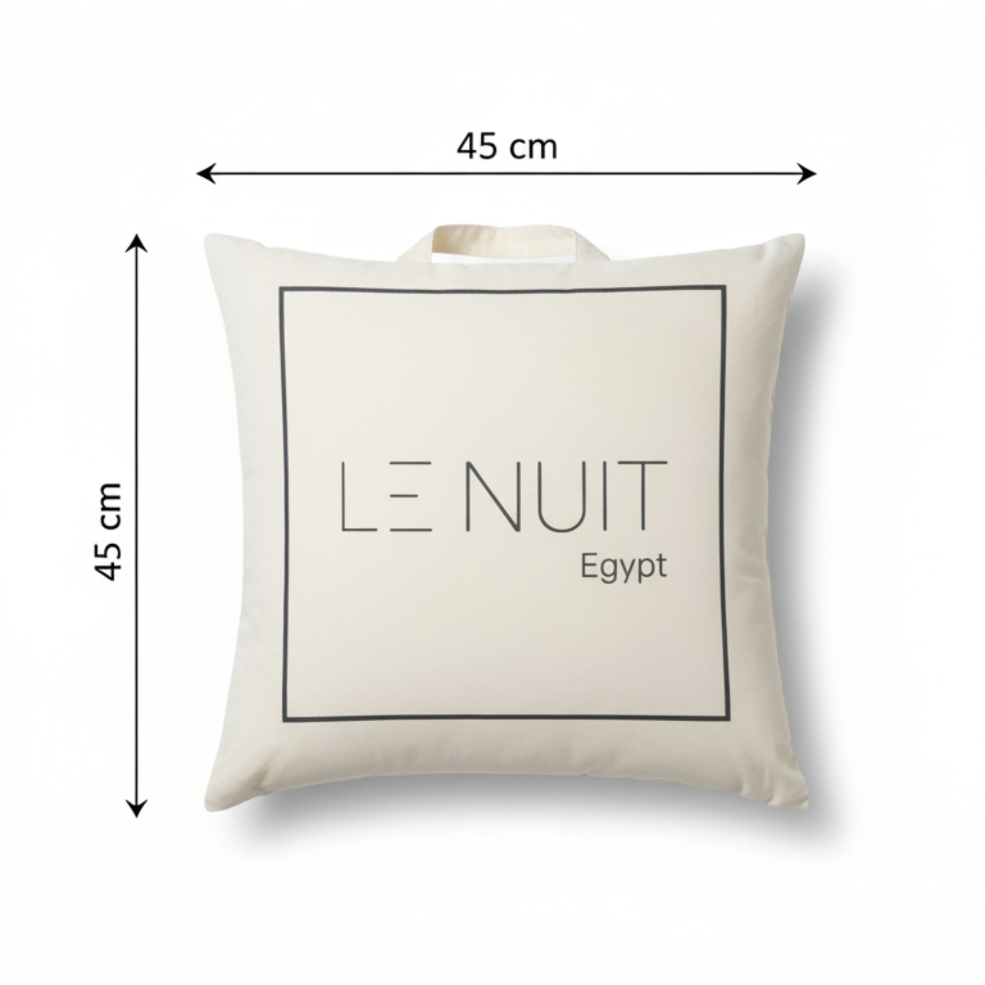 SET 2 ALMOHADAS 350 GR MICROFIBRA TELA 300 HILOS ALGODON EGIPCIO 45X45 CM BLANCO - 3