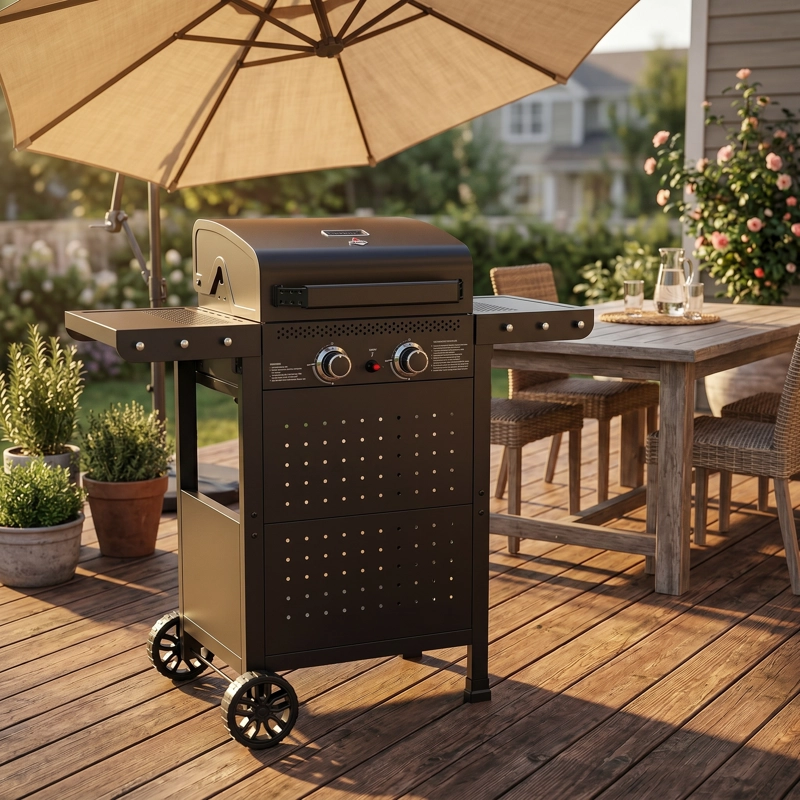PARRILLA GAS VERMONT 2B BLACK - 6