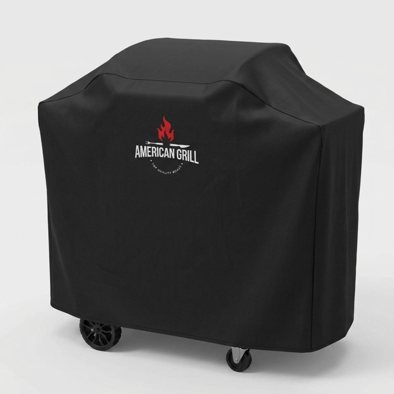 SET PARRILLA GAS 2 QUEMADORES VERMONT BLACK + FUNDA XXS - 6