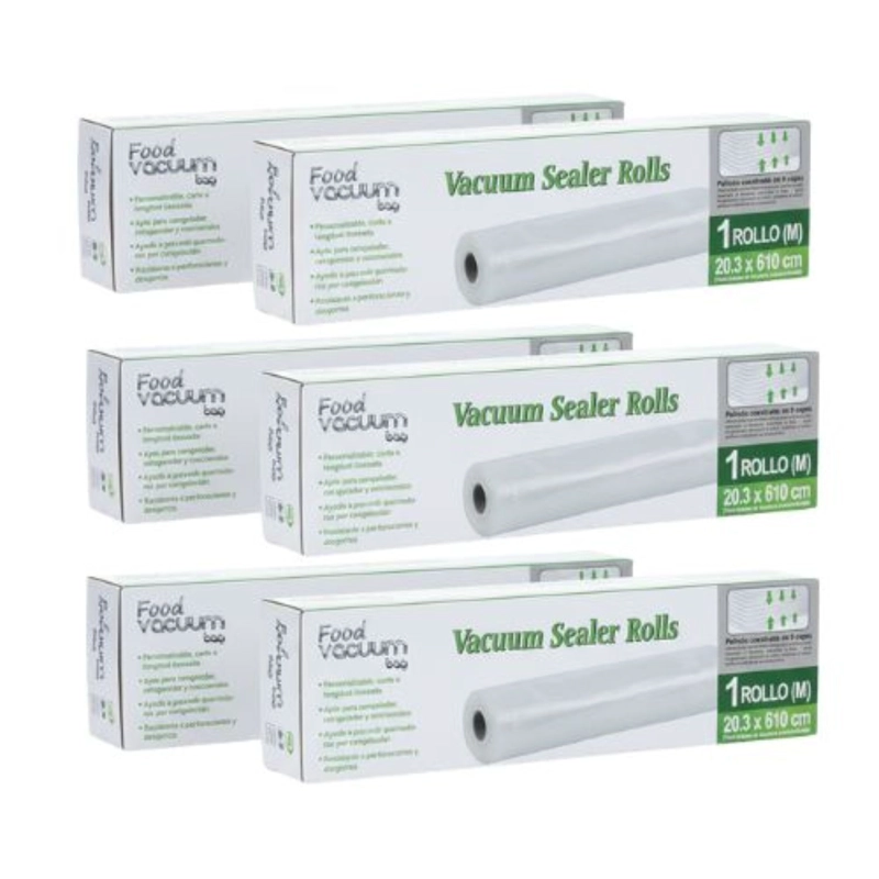 PACK AHORRO 6 ROLLOS FOOD VACUUM BAG - 1