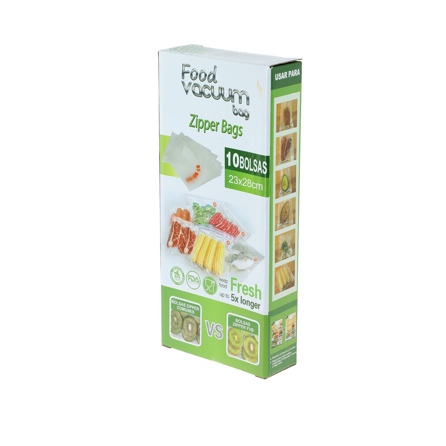 PACK AHORRO 30 BOLSAS FOOD VACUUM BAG 23X28 CM - 2