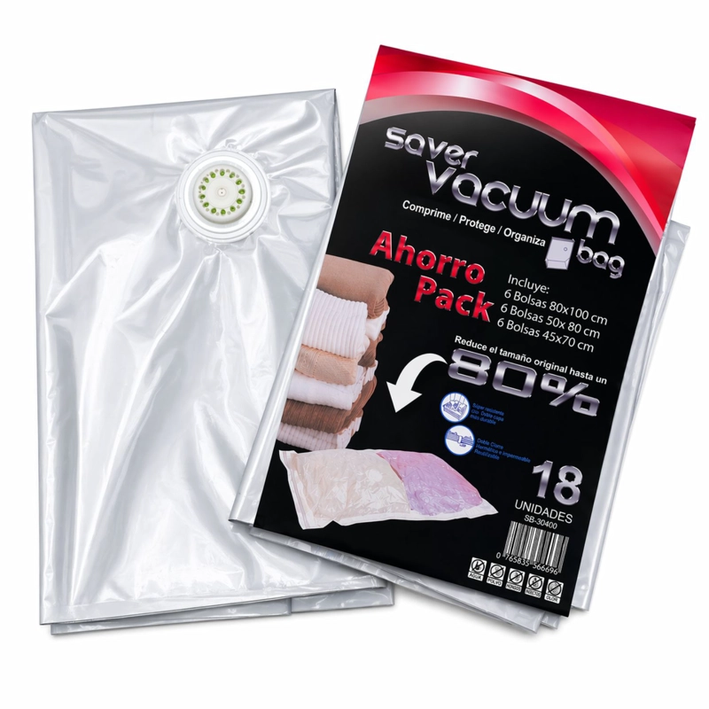 PACK AHORRO 18 BOLSAS AHORRA ESPACIO SVB - 1