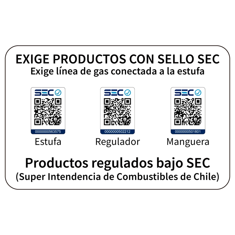 ESTUFA A GAS EXTERIOR TUB H INOX - 4