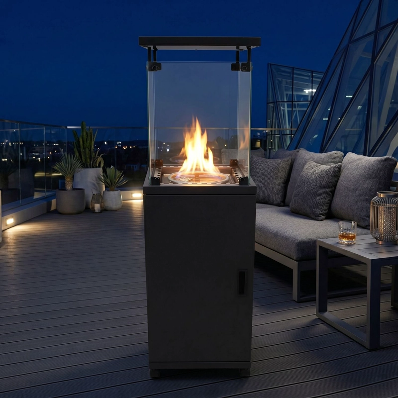 ESTUFA A GAS EXTERIOR VULKAN BLACK - 6