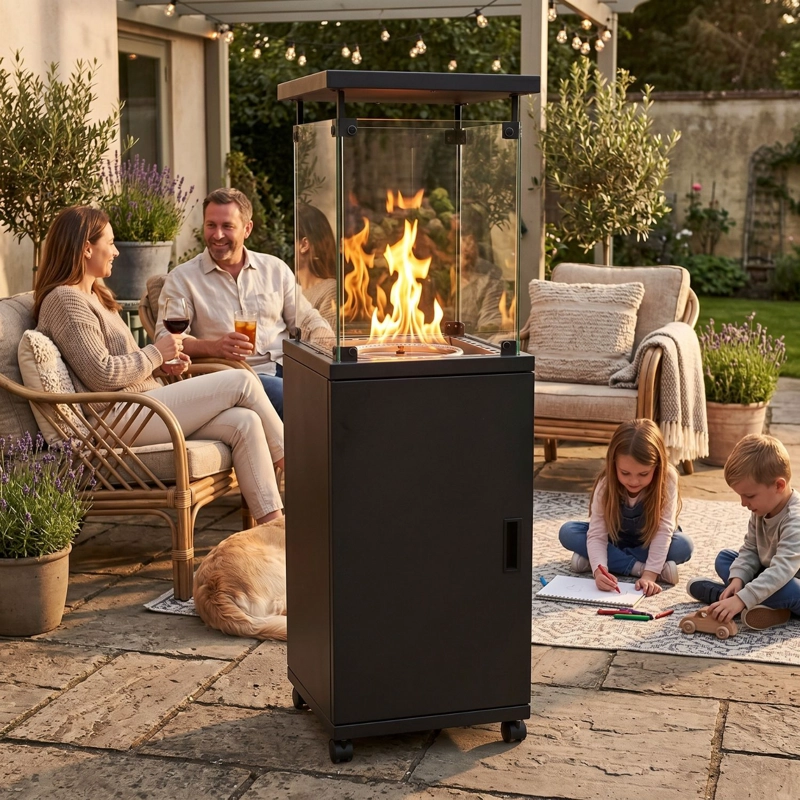 ESTUFA A GAS EXTERIOR VULKAN BLACK - 8