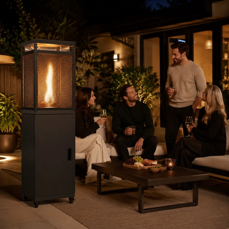 ESTUFA A GAS EXTERIOR VULKAN BLACK - 9