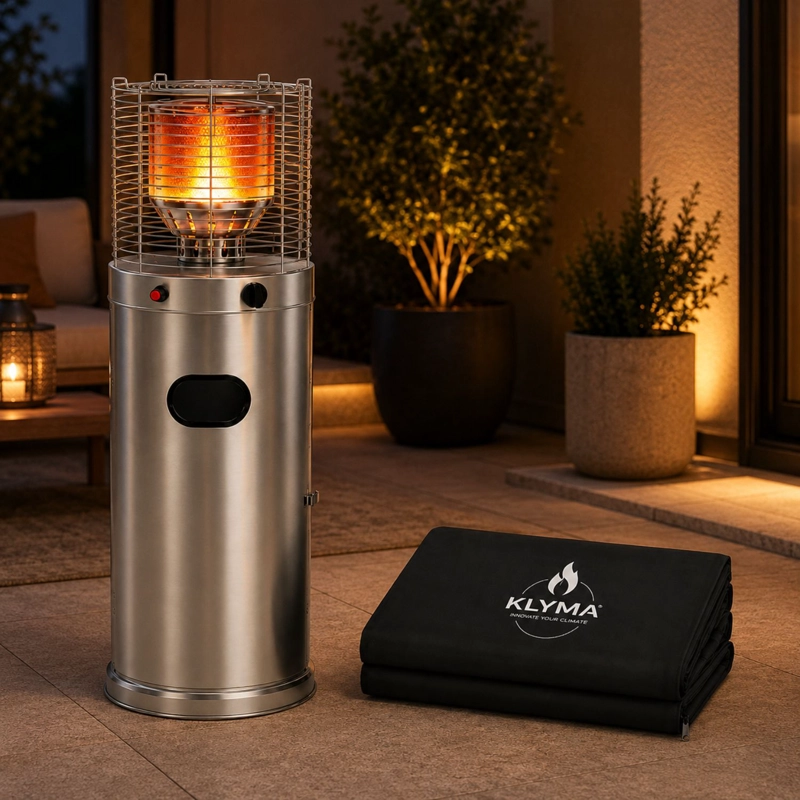 ESTUFA A GAS EXTERIOR CILDRO LW  GRIS E106 + FUNDA - 5