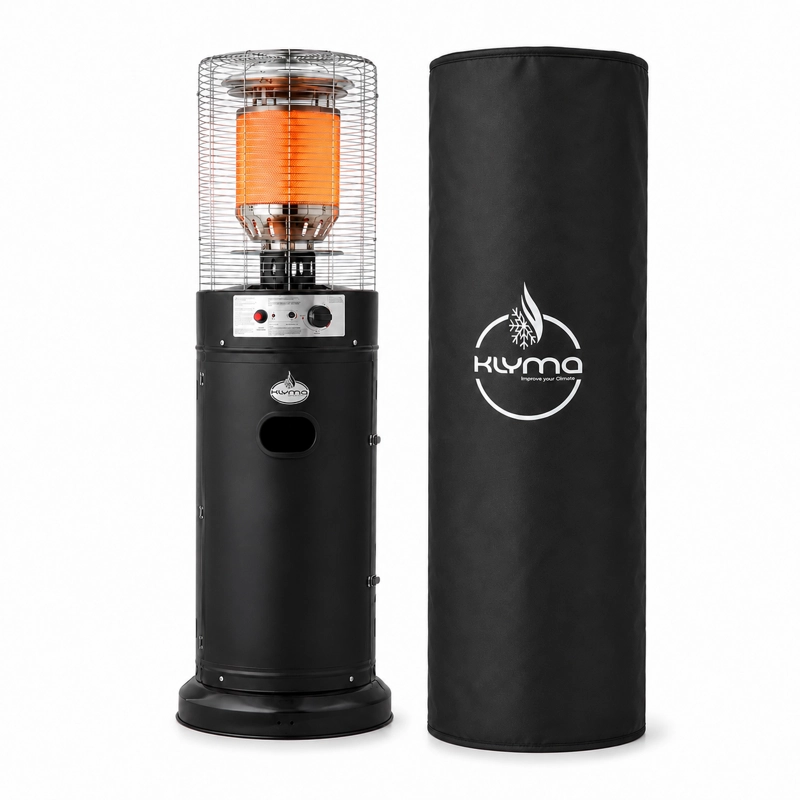 ESTUFA A GAS EXTERIOR CILDRO LW  BLACK + FUNDA - 3