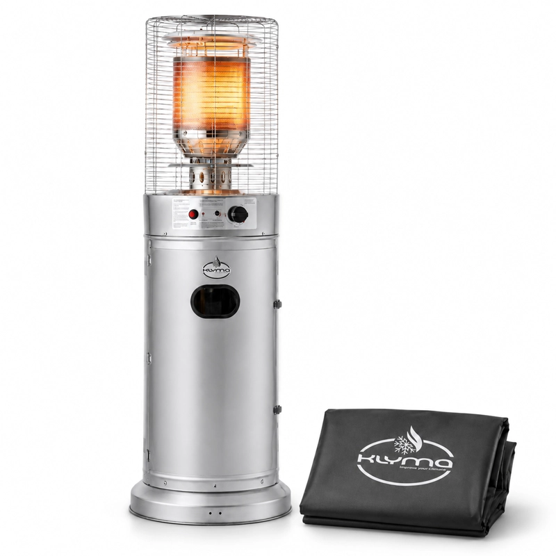 ESTUFA A GAS EXTERIOR CILDRO LW  INOX + FUNDA