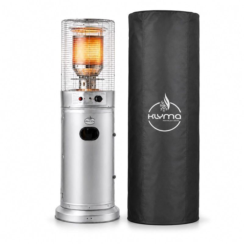 ESTUFA A GAS EXTERIOR CILDRO LW  INOX + FUNDA - 3
