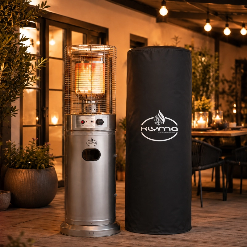 ESTUFA A GAS EXTERIOR CILDRO LW  INOX + FUNDA - 5