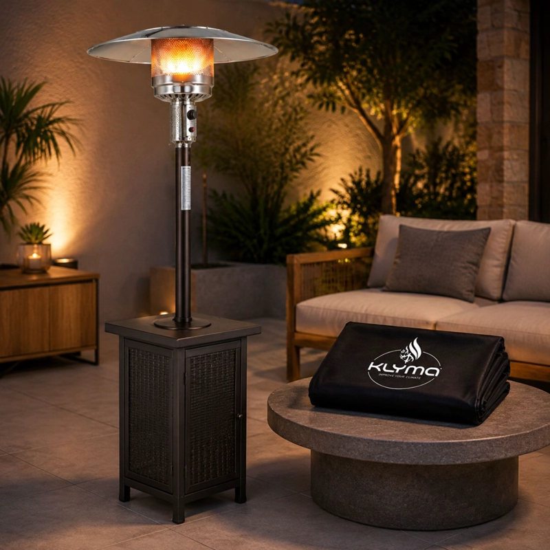 ESTUFA A GAS EXTERIOR SETAX RATTAN + FUNDA - 5