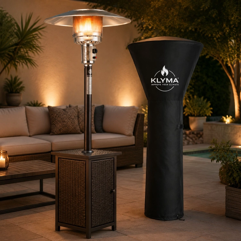 ESTUFA A GAS EXTERIOR SETAX RATTAN + FUNDA - 6