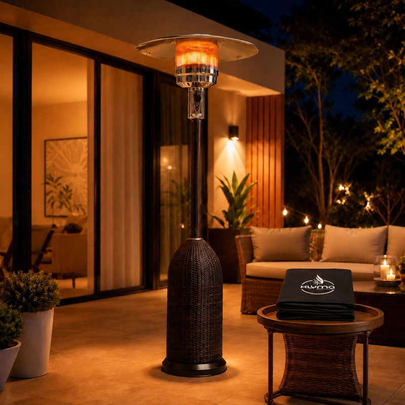 ESTUFA A GAS EXTERIOR SETAX RATTAN BLT + FUNDA - 6