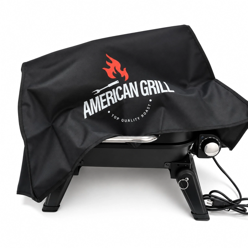 PARRILLA EXTERIOR -INTERIOR ELE CTRICA E1B ASPEN BLACK + FUNDA EXS - 5
