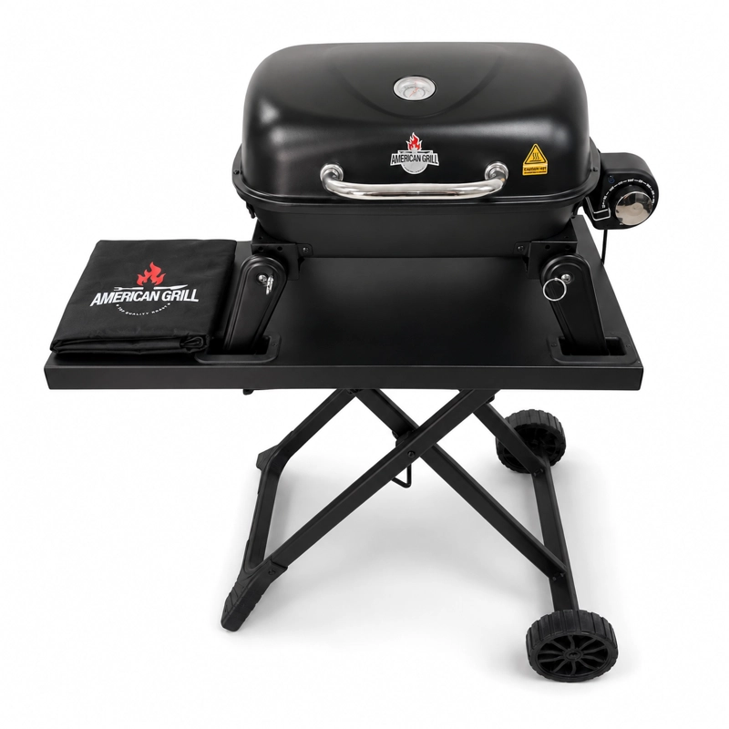 PARRILLA EXTERIOR - INTERIOR ELE CTRICA E1B ASPEN BLACK CON CARRO + FUNDA S - 5