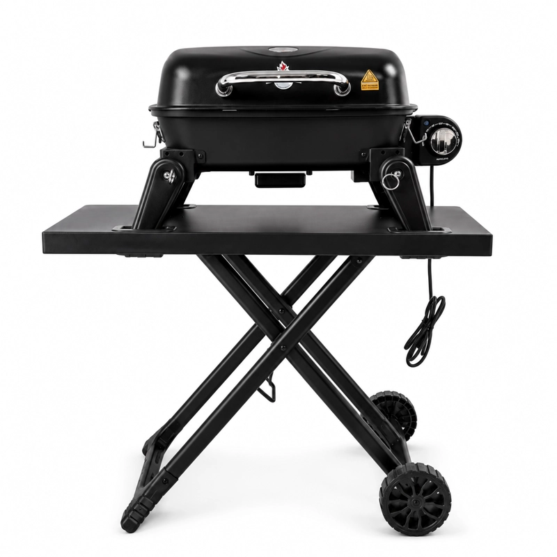 PARRILLA EXTERIOR - INTERIOR ELECTRICA E1B ASPEN BLACK CON CARRO  S - 1