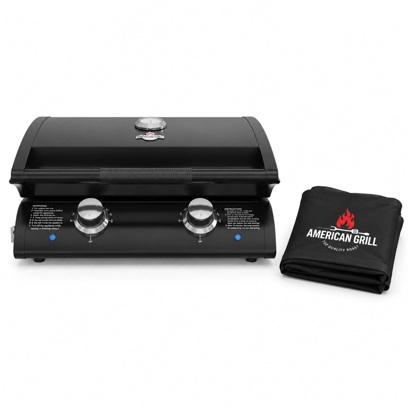 PARRILLA EXTERIOR ELE CTRICA E2B BOSTON BLACK + FUNDA EXS - 1