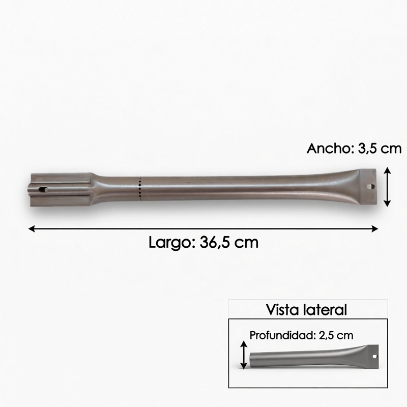 QUEMADOR TUBULAR UNIVERSAL   36,5 X 3,5 X 2,5 CM AMERICAN GRILL - 4