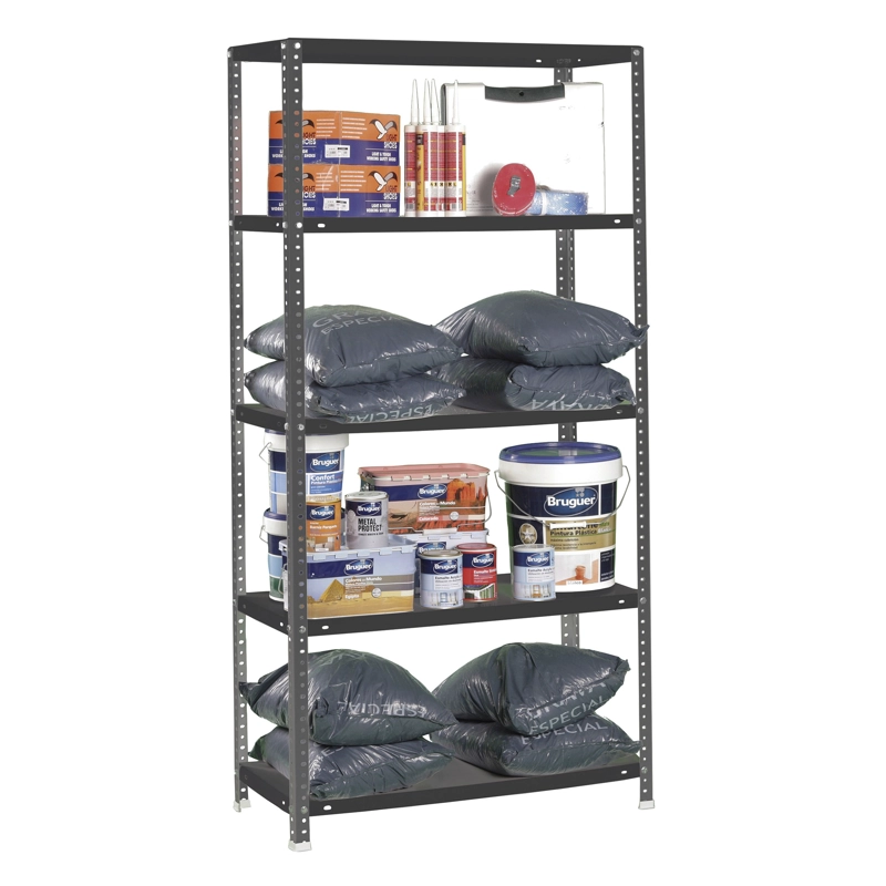 ESTANTERIA METALICA COMFORT 5/300 ANTRACITA - 3