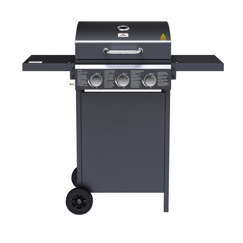 PARRILLA GAS PHOENIX 3B BLACK - 1