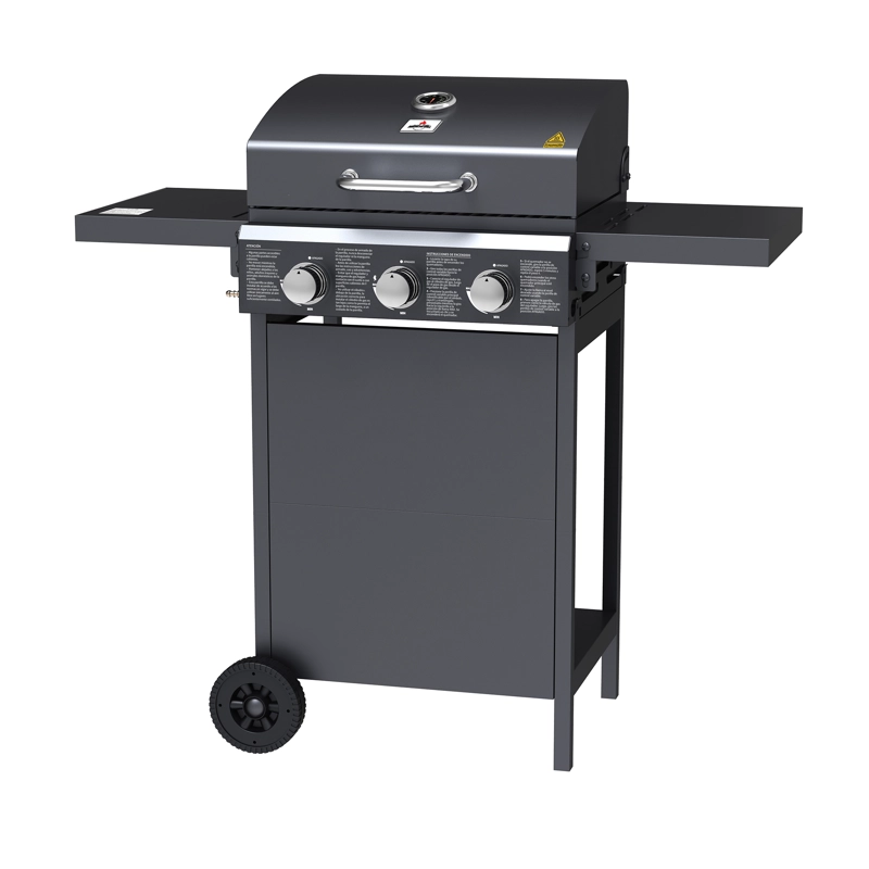 PARRILLA GAS PHOENIX 3B BLACK - 3