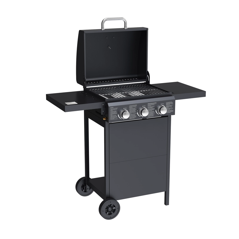 PARRILLA A GAS PHOENIX 3B BLACK + FUNDA XS - 7