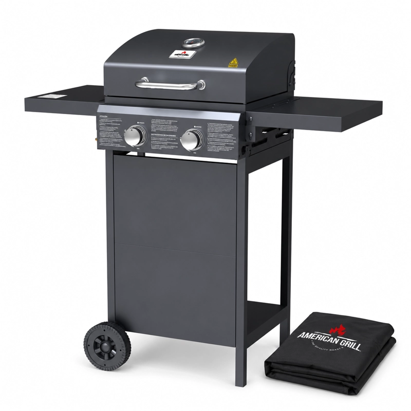 PARRILLA GAS DALLAS 2B BLACK + FUNDA XS - 1