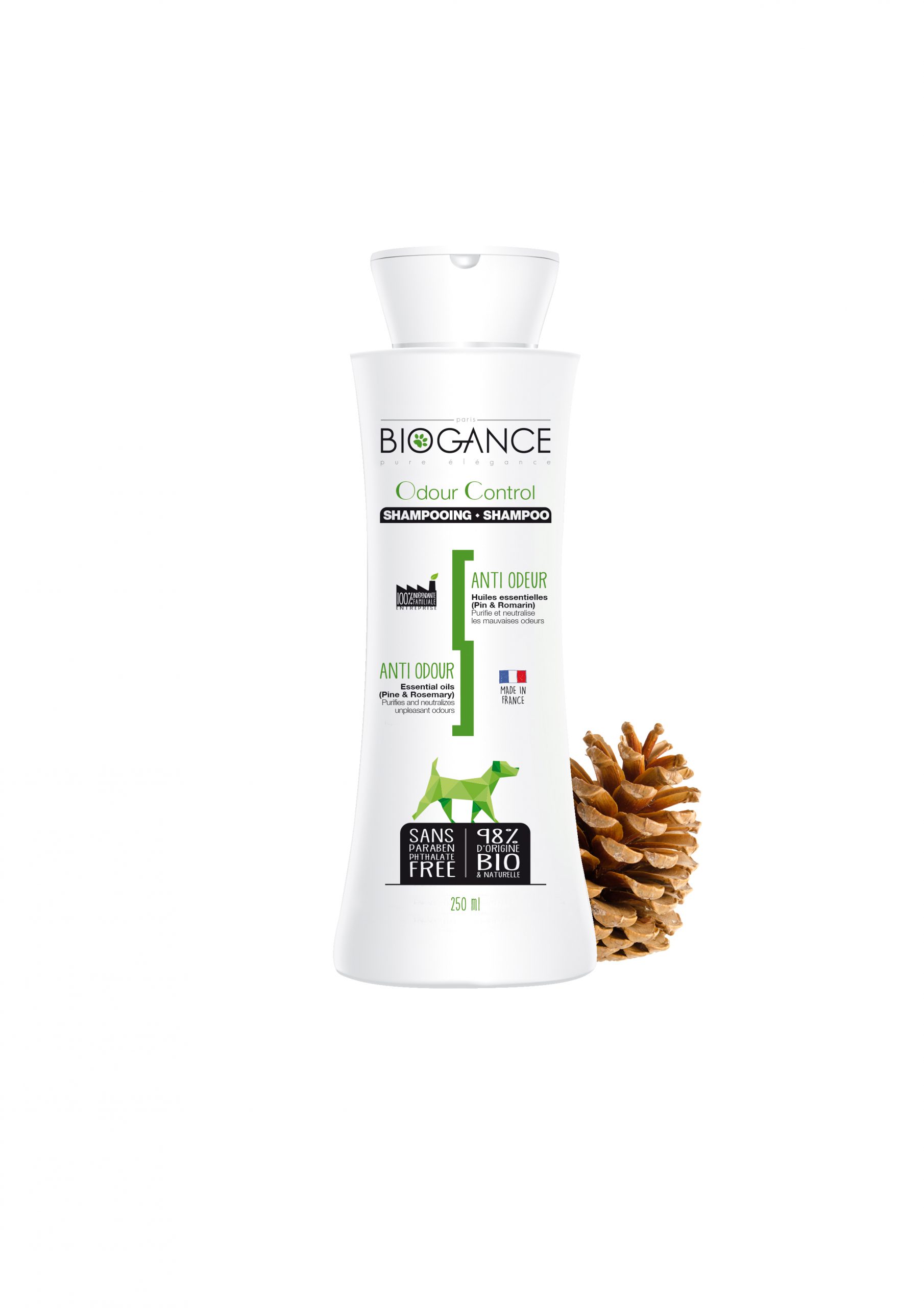 SHAMPOO PERROS BIOGANCE ODOUR CONTROL 250 ML - 1