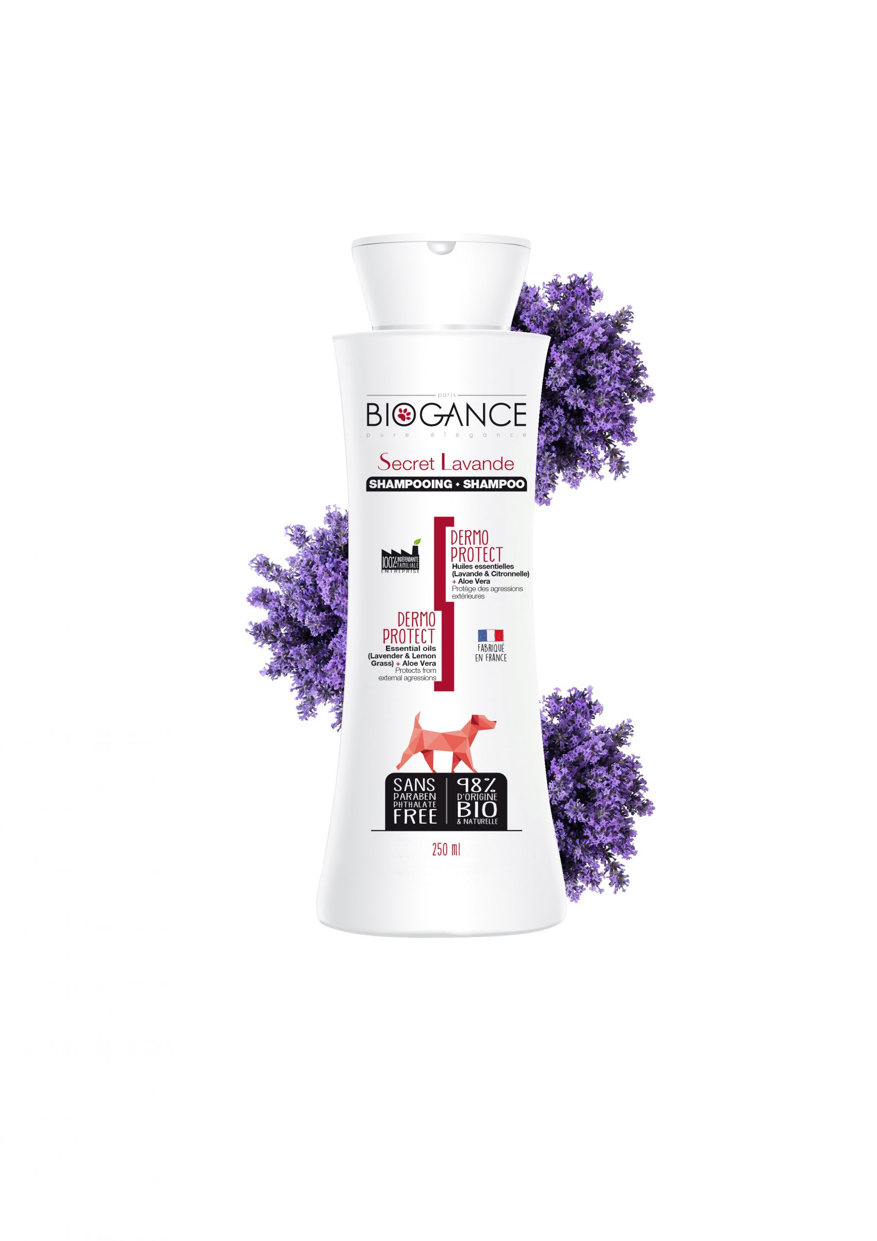 SHAMPOO PERROS BIOGANCE SECRET LAVENDER 250 ML - 1