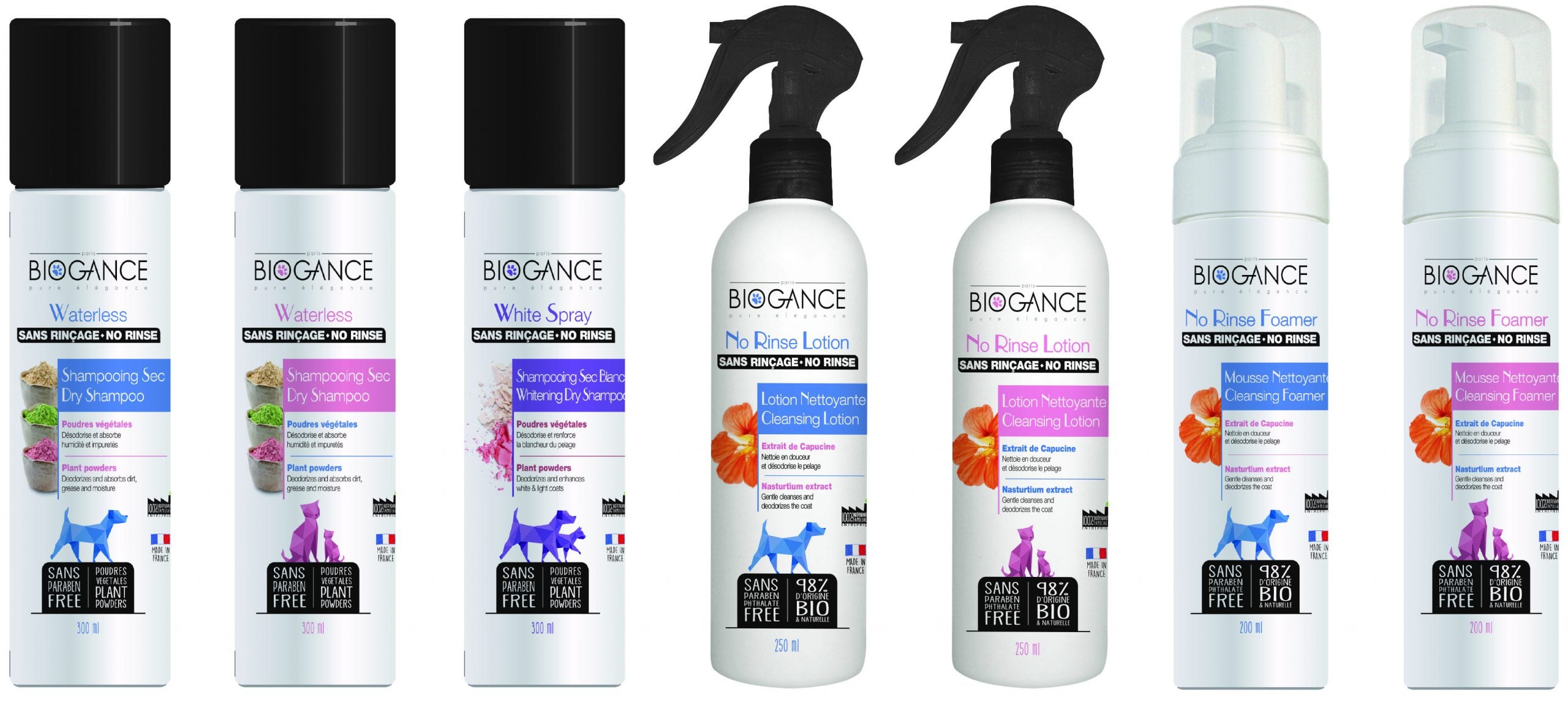 SHAMPOO EN SECO PERROS BIOGANCE ESPUMA NO RINSE FOARMER DOG 200 ML - 3