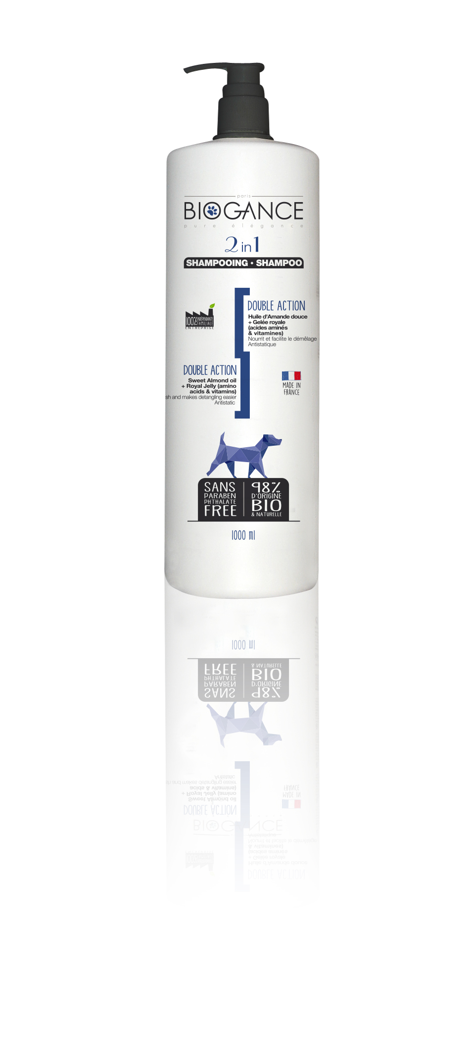 Produktbild von Nobby 2in1 Hundeshampoo – Mit Aloe Vera & Kamille Für Geschmeidiges Fell