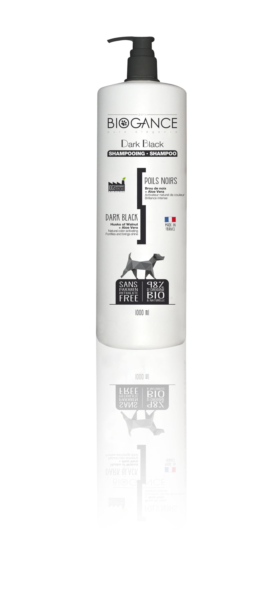 SHAMPOO PERROS GATOS BIOGANCE DARK BLACK 1 L - 1