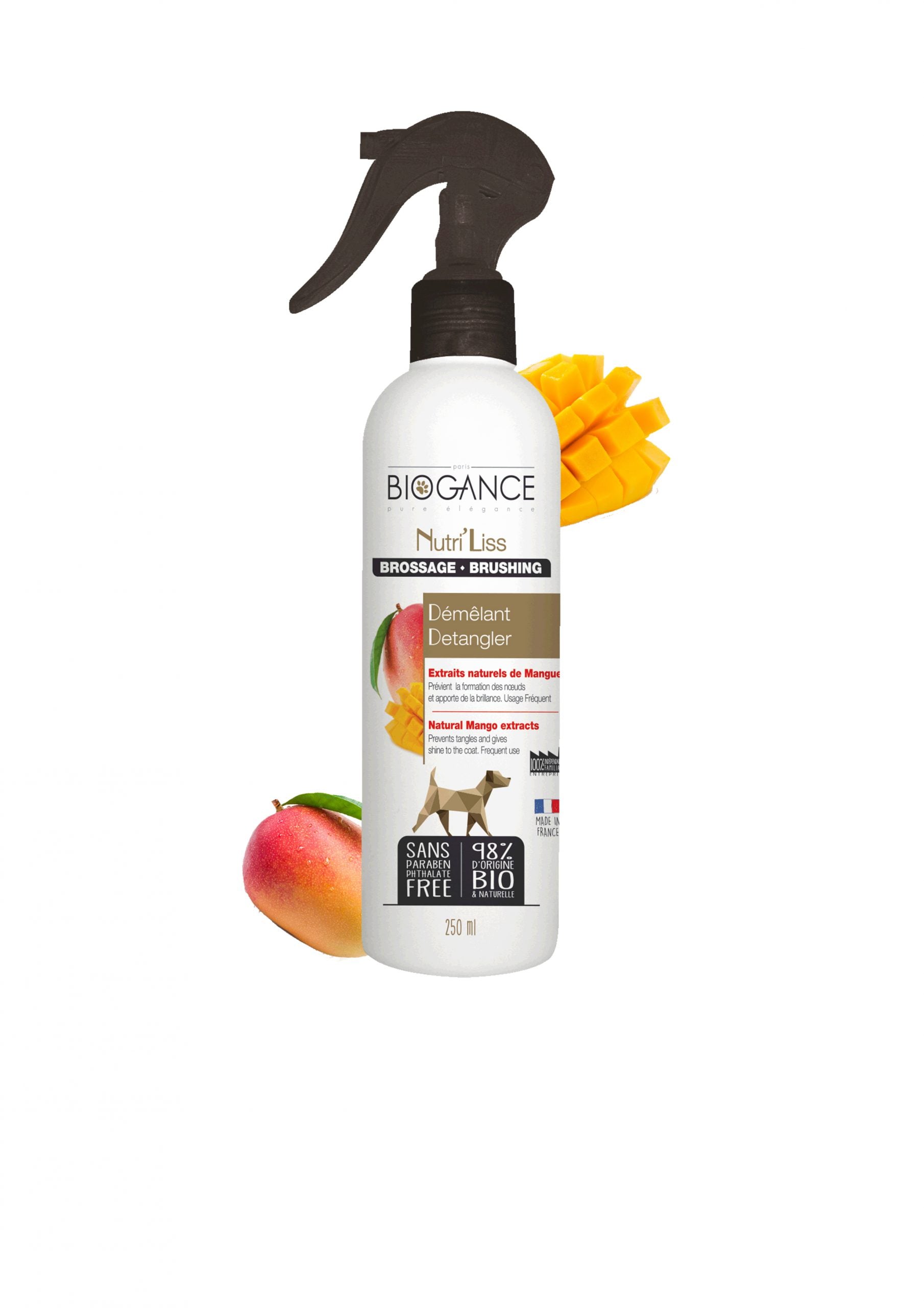 ALISADOR DESENREDANTE PERROS BIOGANCE NUTRI LISS DOG 250 ML - 1