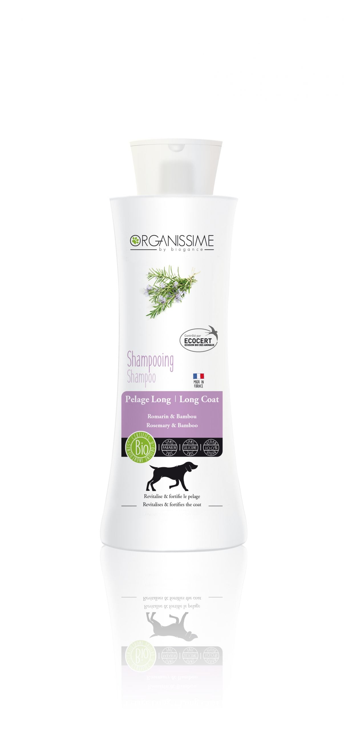 SHAMPOO PERROS BIOGANCE LONG COAT ECOCERT BIO 250 ML - 1